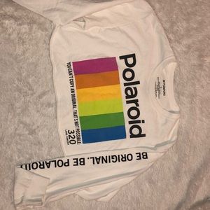 Long sleeve crop top